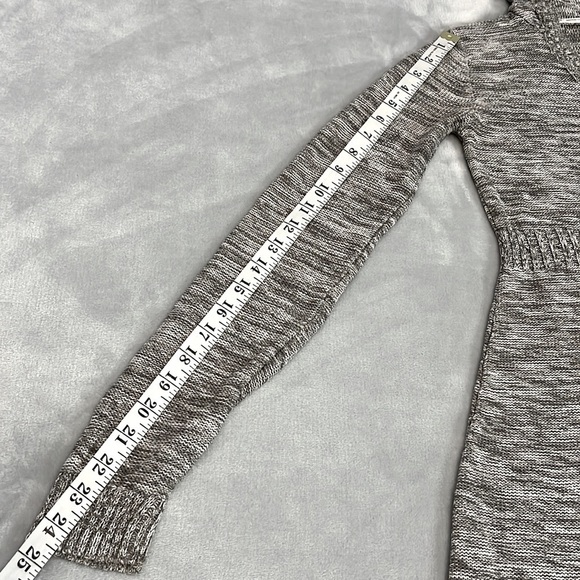 Roxy Hooded Tunic Top Marble Grey/Beige - Picture 13 of 14